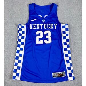 Kentucky Wildcats Jersey Mens Medium NCAA Basketball Nike Elite 23 Checkered